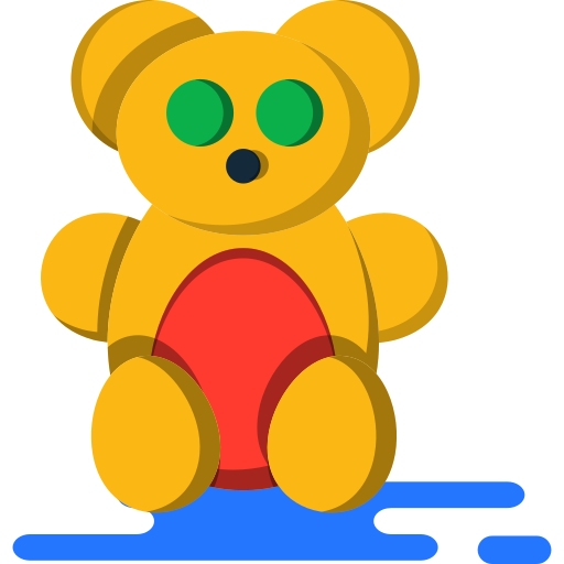oso de peluche Baianat Flat icono