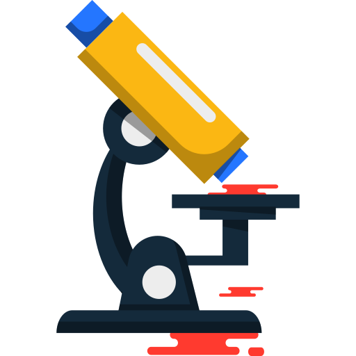 Microscope Baianat Flat icon