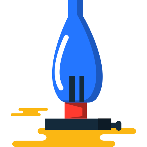 Oil lamp Baianat Flat icon