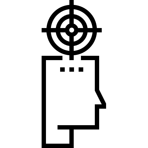 초점 Detailed Straight Lineal icon
