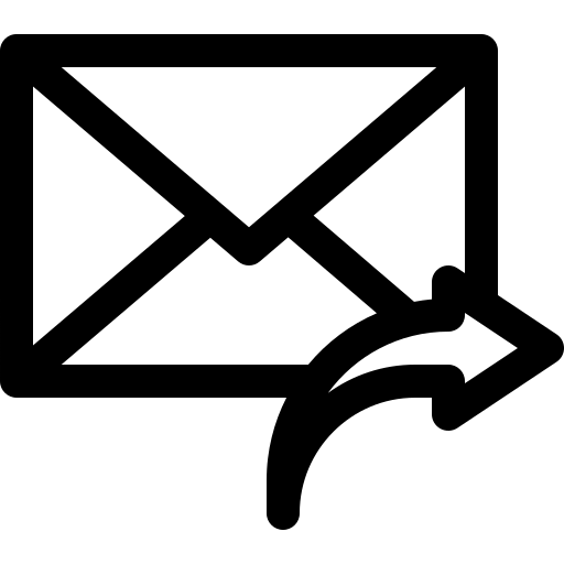 versturen Basic Rounded Lineal icoon