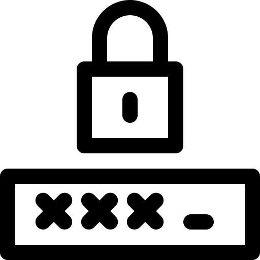 parola d'ordine Basic Rounded Lineal icona