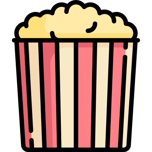 popcorn Special Lineal color icon