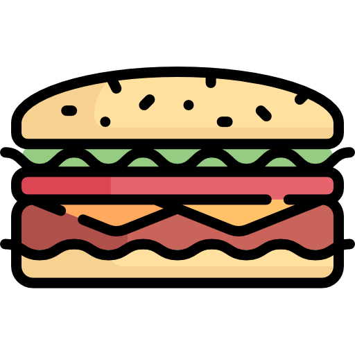 Гамбургер Special Lineal color иконка