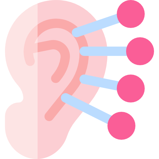 Ear Basic Rounded Flat icon