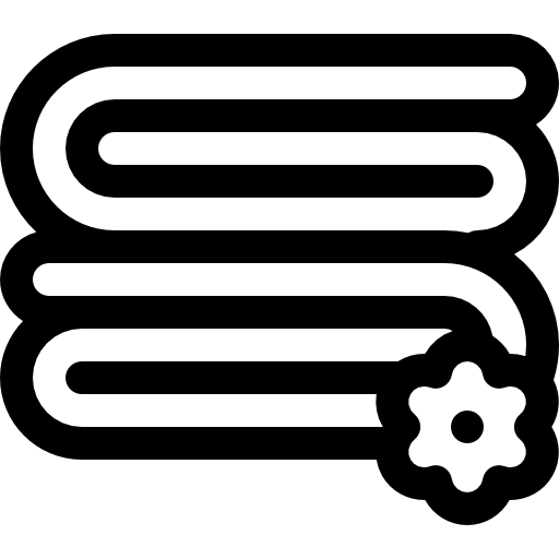 asciugamani Basic Rounded Lineal icona