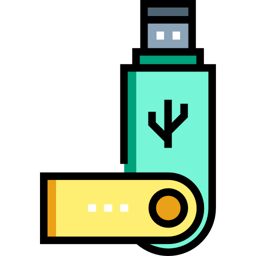 usb Detailed Straight Lineal color icon