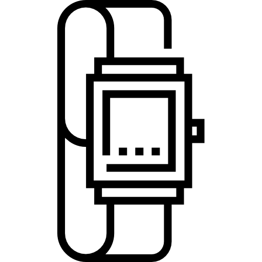 스마트 워치 Detailed Straight Lineal icon