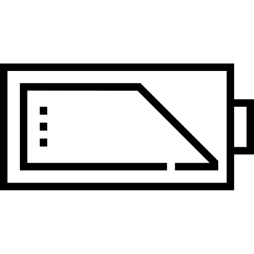 accu Detailed Straight Lineal icoon