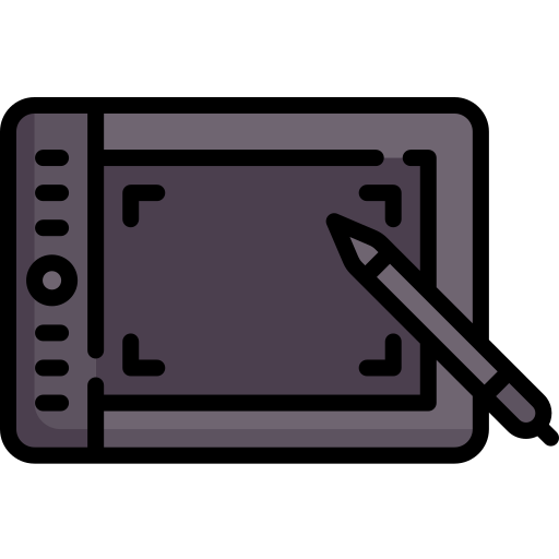 Graphic tablet Special Lineal color icon