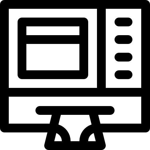 atm Basic Rounded Lineal icona