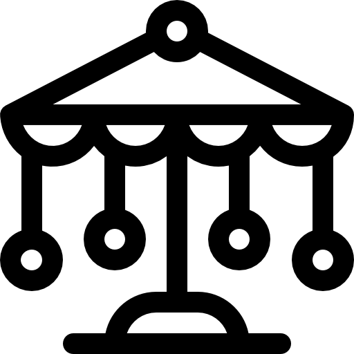 karuzela Basic Rounded Lineal ikona