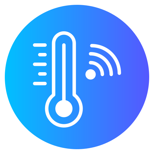control de temperatura Generic gradient fill icono