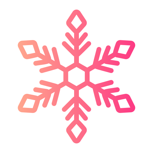 płatek śniegu Generic gradient outline ikona