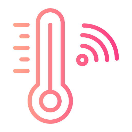 control de temperatura Generic gradient outline icono
