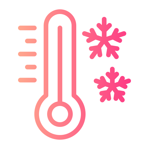 winter Generic gradient outline icoon