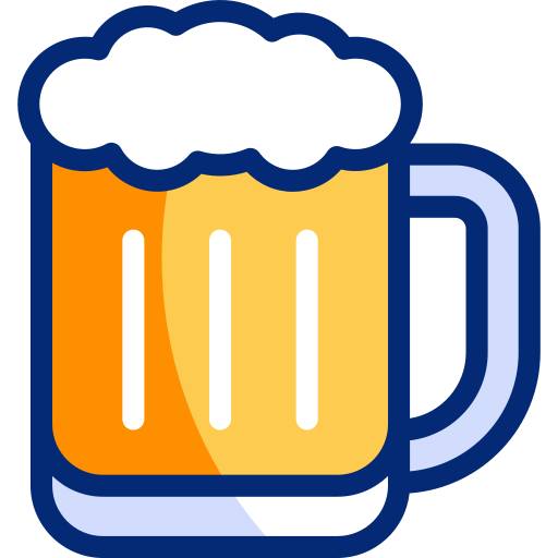 ビール Basic Accent Lineal Color icon
