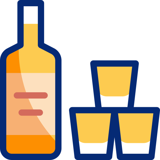 Alcohol Basic Accent Lineal Color icon