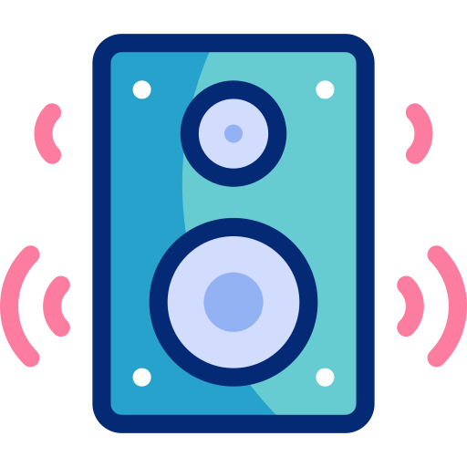 スピーカー Basic Accent Lineal Color icon
