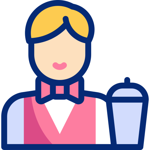 Bartender Basic Accent Lineal Color icon
