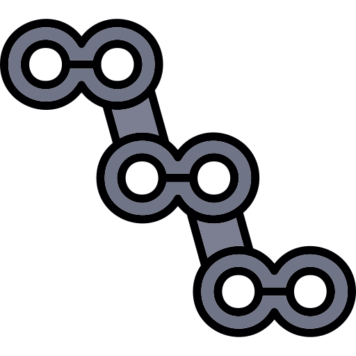 cadena Generic color lineal-color icono