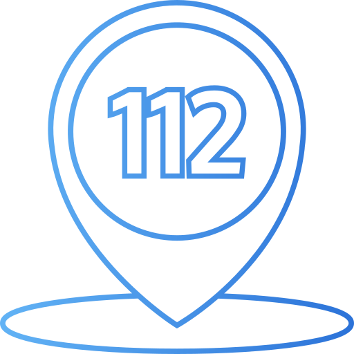 112 Generic gradient outline icona