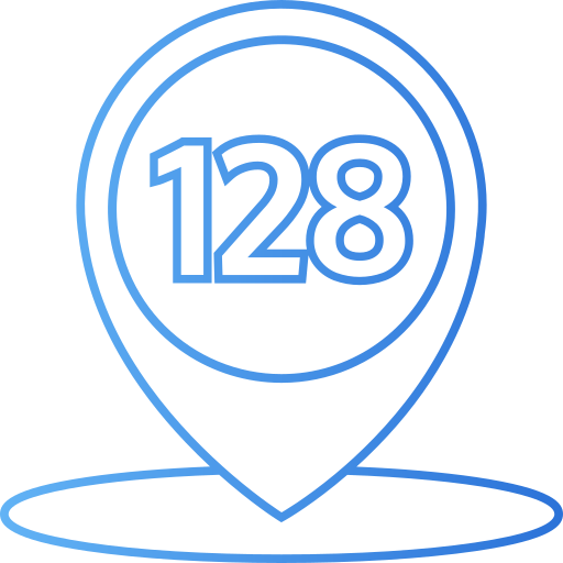 128 Generic gradient outline icon