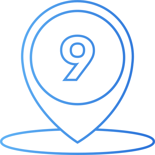 九 Generic gradient outline icon