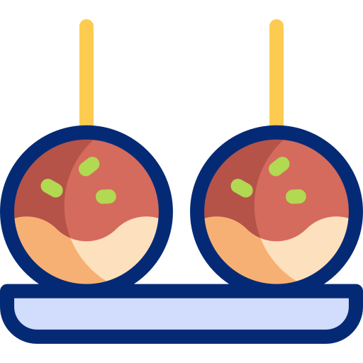 takoyaki Basic Accent Lineal Color icon