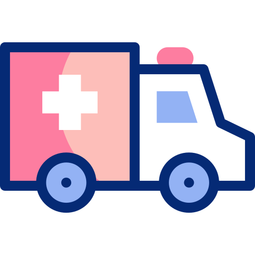 ambulancia Basic Accent Lineal Color icono