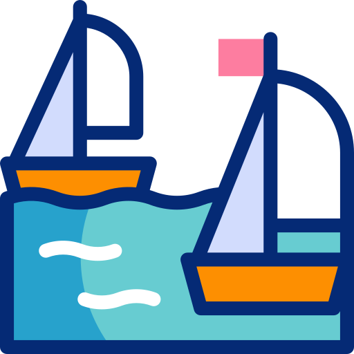 Sailing Basic Accent Lineal Color icon