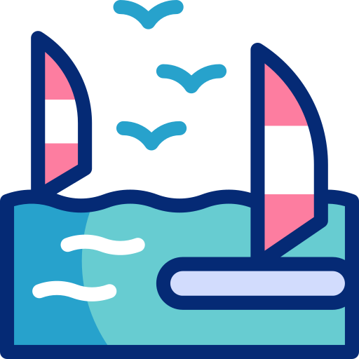 Sailing Basic Accent Lineal Color icon