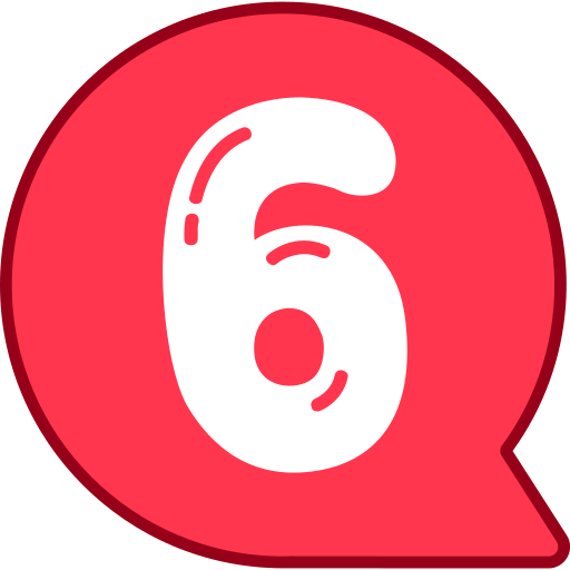 Six Generic color lineal-color icon