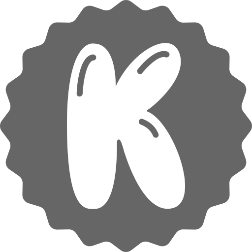 文字k Generic color fill icon