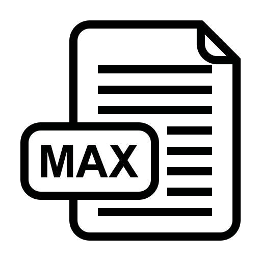 max. Generic outline Icône