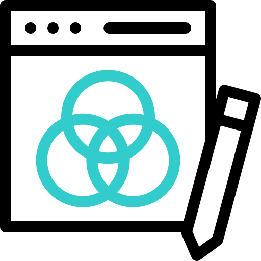 Дизайн логотипа Basic Accent Outline иконка
