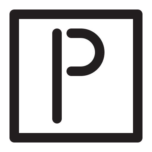 parcheggio Generic outline icona