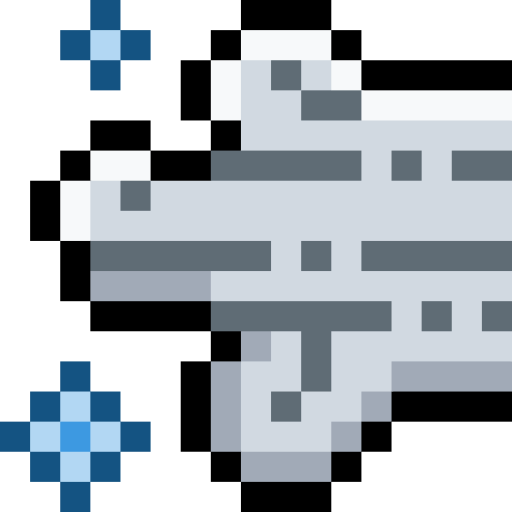 Cold wind Pixel Linear color icon