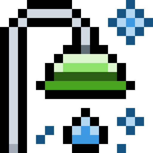 agua fría Pixel Linear color icono