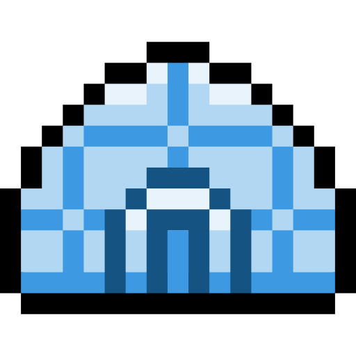 eskimo Pixel Linear color icon