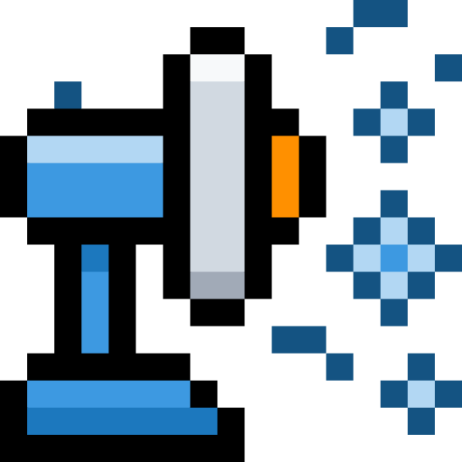 admirador Pixel Linear color icono