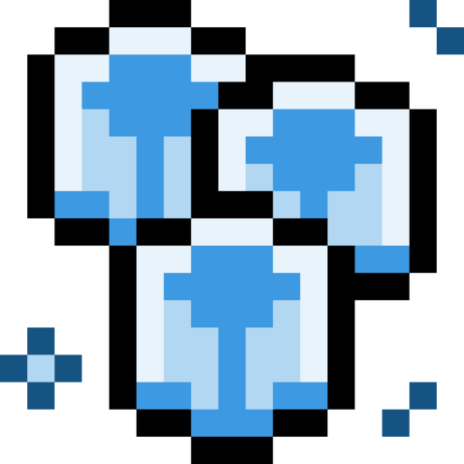 Ice cube Pixel Linear color icon