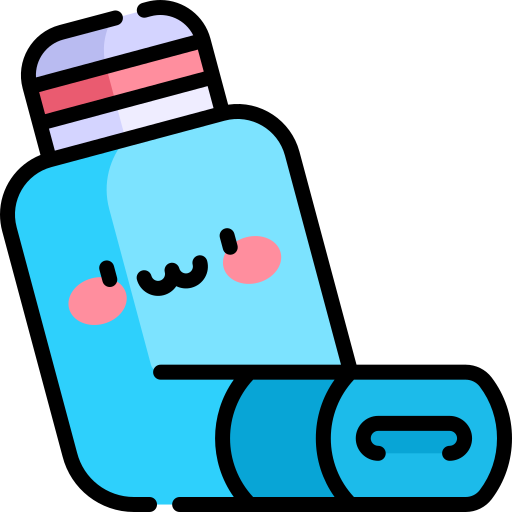 inhalator Kawaii Lineal color icon