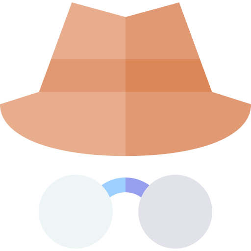 Spy Basic Straight Flat icon