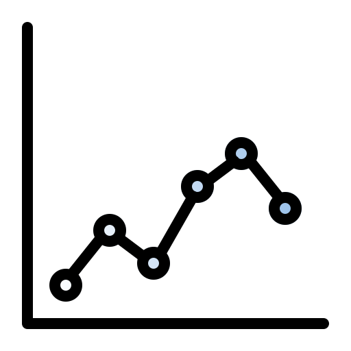 punktor wykresu Generic gradient lineal-color ikona