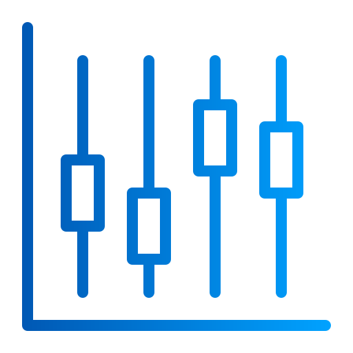 grafico Generic gradient outline icona