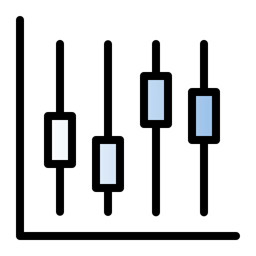 チャート Generic gradient lineal-color icon