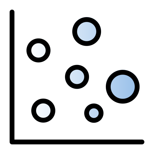 punktor wykresu Generic gradient lineal-color ikona