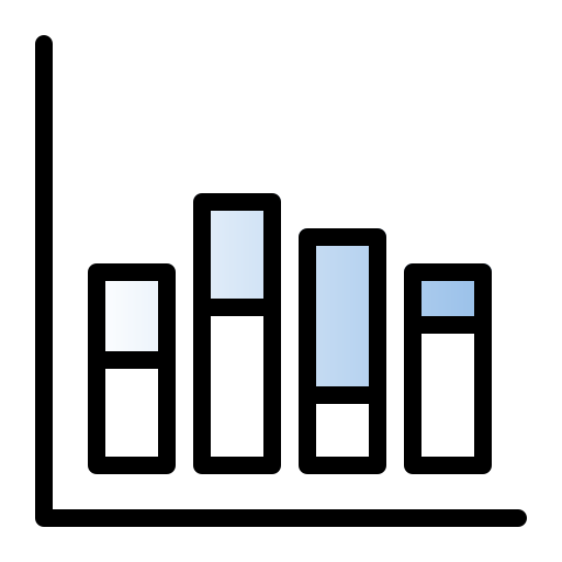 차트 Generic gradient lineal-color icon