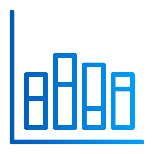 grafico Generic gradient outline icona